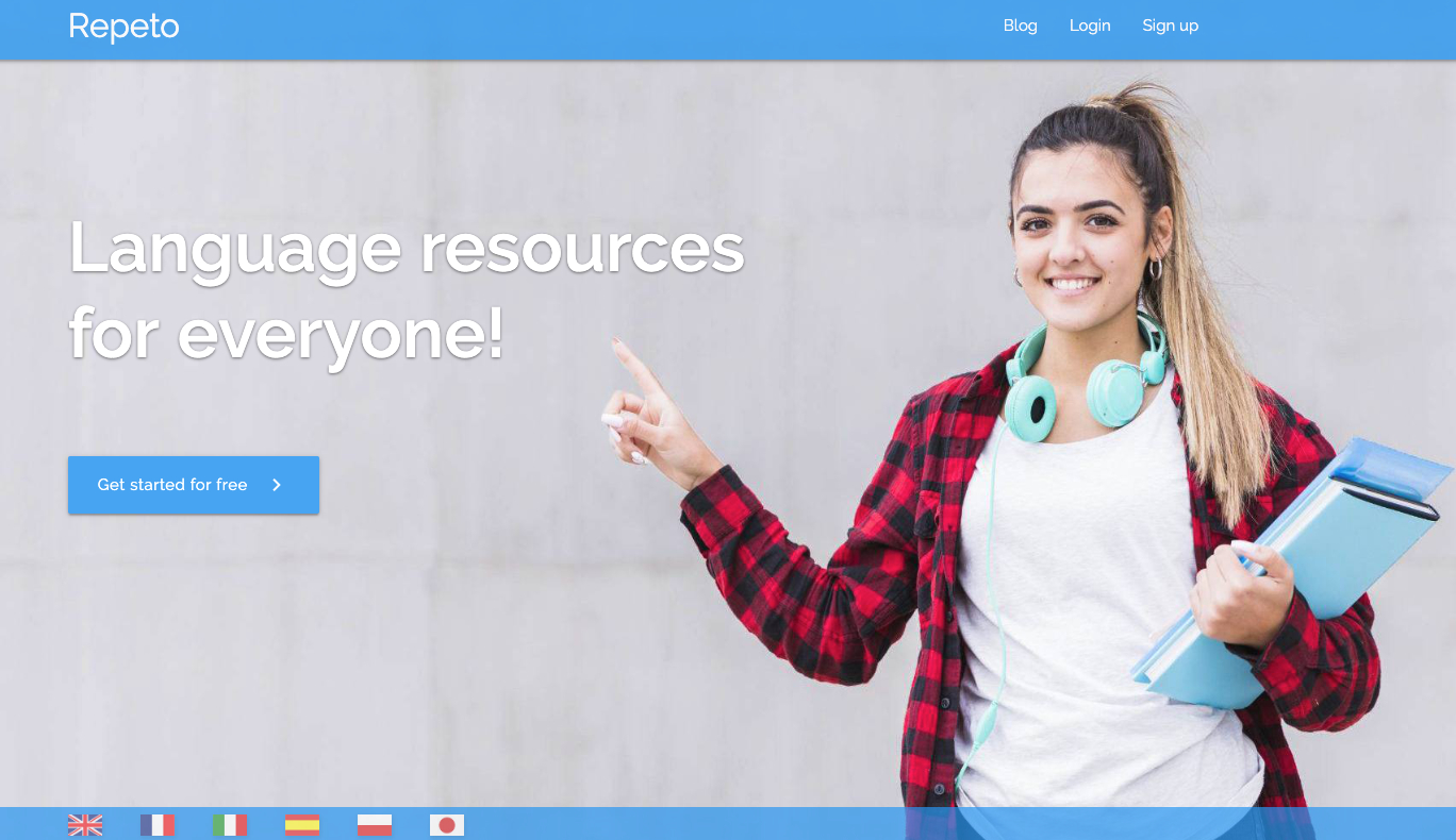 Homepage of Repeto.org