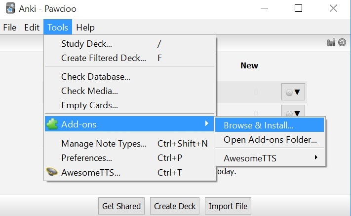 instalowanie dodatków