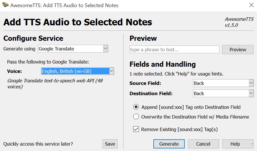 dołączanie dźwięków