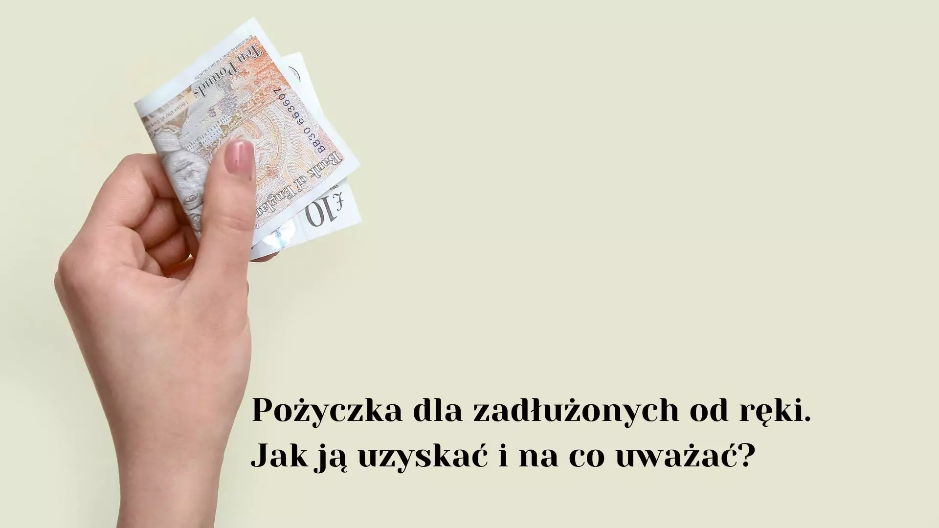 Pożyczka dla zadłużonych w UK od ręki